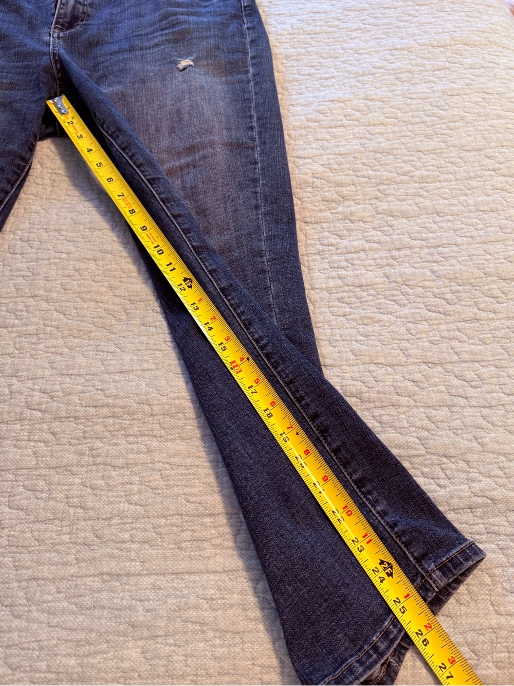 Kut from the Kloth Straight Leg Jeans in Blue Denim - Picture 6 of 9